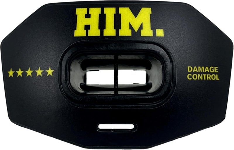 DAMAGE CONTROL Youth Football Mouth Guard – Breathable No Boil Mouthpiece, Protects Lips & Teeth, Works with Braces, Includes Helmet Strap – Sports Gear & Accessories (Him) - Image 1